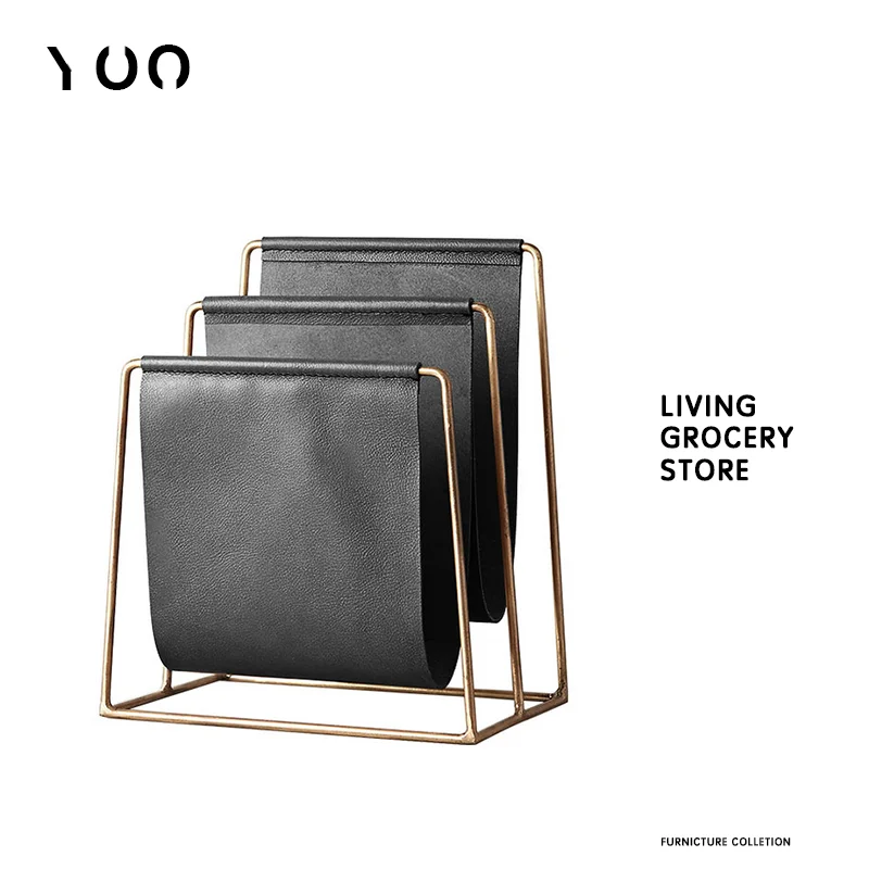 Nordic Minimalist Magazine Racks Vintage Office Magazine Racks Materials Durable Nice Office Furniture Das Magazin ZY40ZZJ
