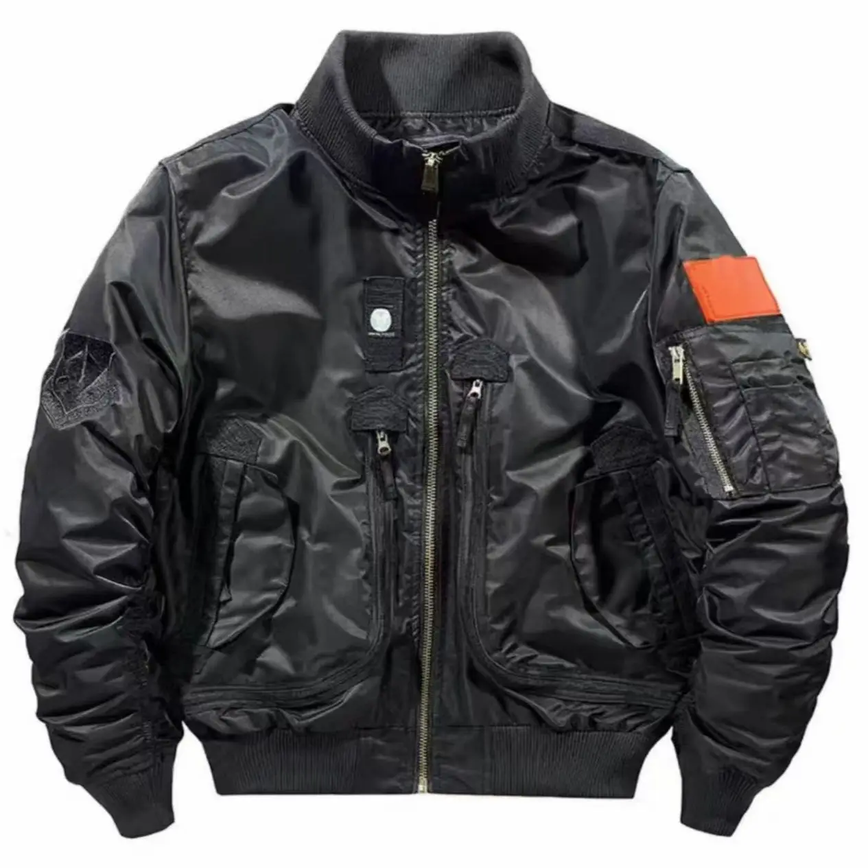 

Молодежная тенденция 726, новая куртка пилота ВВС, бейсбольная форма, куртка-стойка, устойчивая к царапинам, тонкая