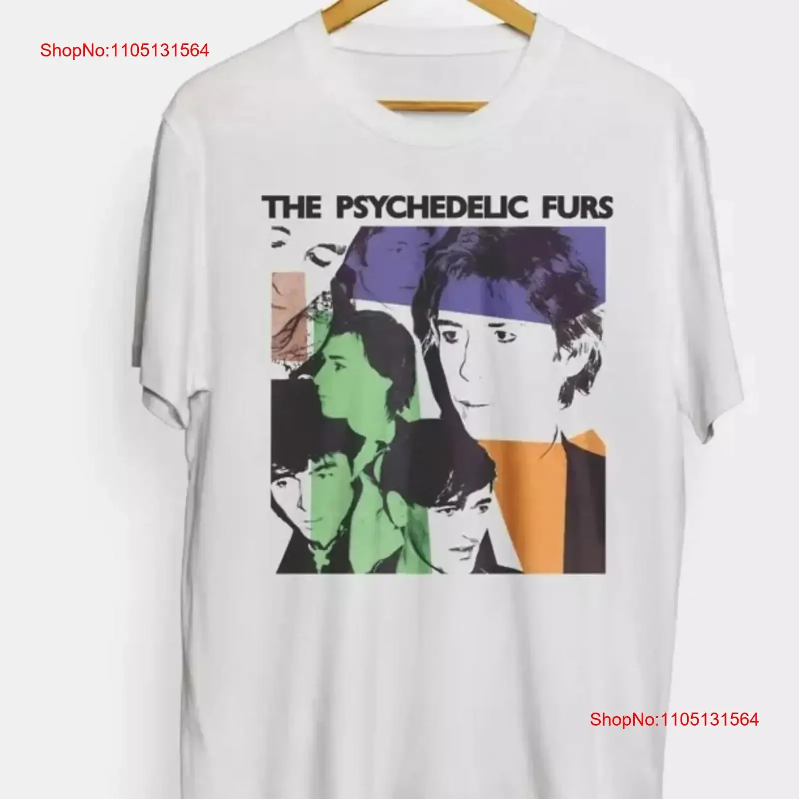 

Футболка с психоделическим мехом, новая волна, музыка 80-х годов, винтажная стираная дышащая футболка с рисунком, унисекс, растянутая, удобная