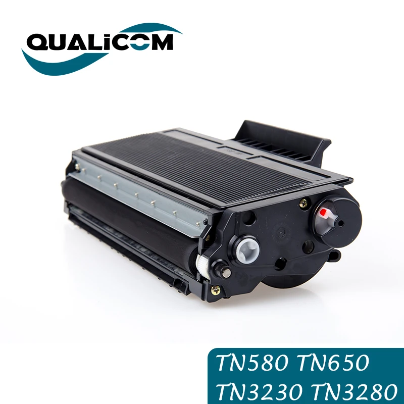 Qualicom-Reemplazo de cartucho de tóner para impresora Brother, Compatible con Brother TN580, TN620, TN650, TN3170, TN3230, TN3280