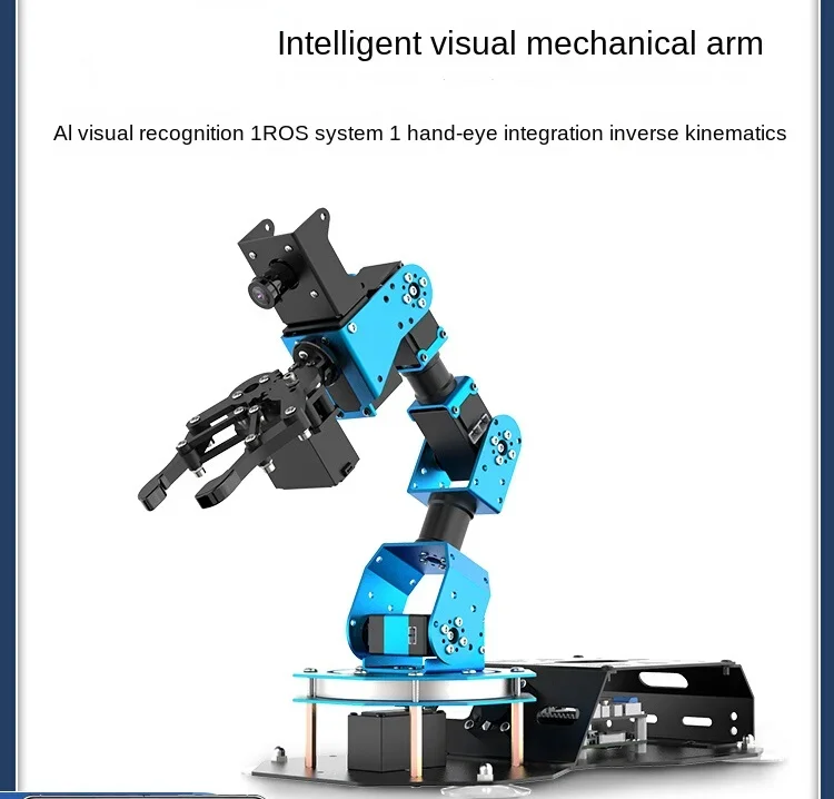 

Visual recognition and tracking of robotic arms for palletizing Python programmable ROS robots