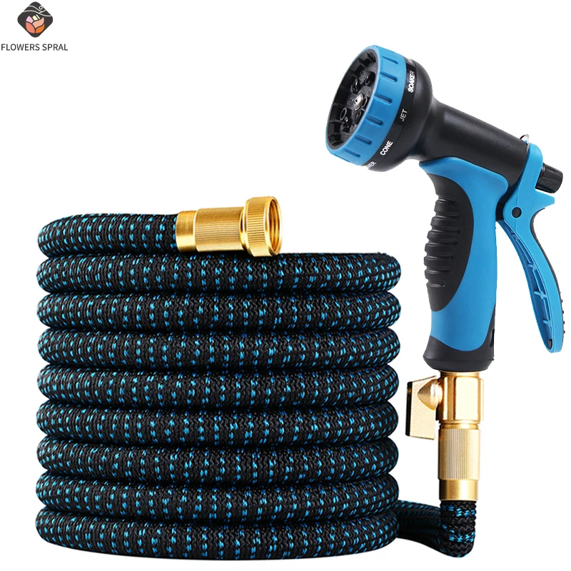 10 Type High-Pressure Garden Hose Nozzle, Adjustable, Quick Connect Connector, Suitable For Lawn, Car Washing, And Yard Cleaning