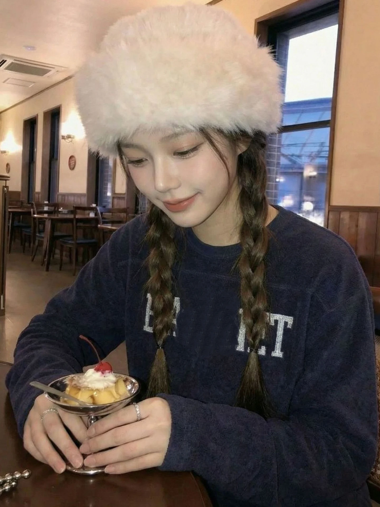 MOSA femmes coupe ample rond Ne sweat lettre broderie décontracté confortable printemps automne Faion Streetwear