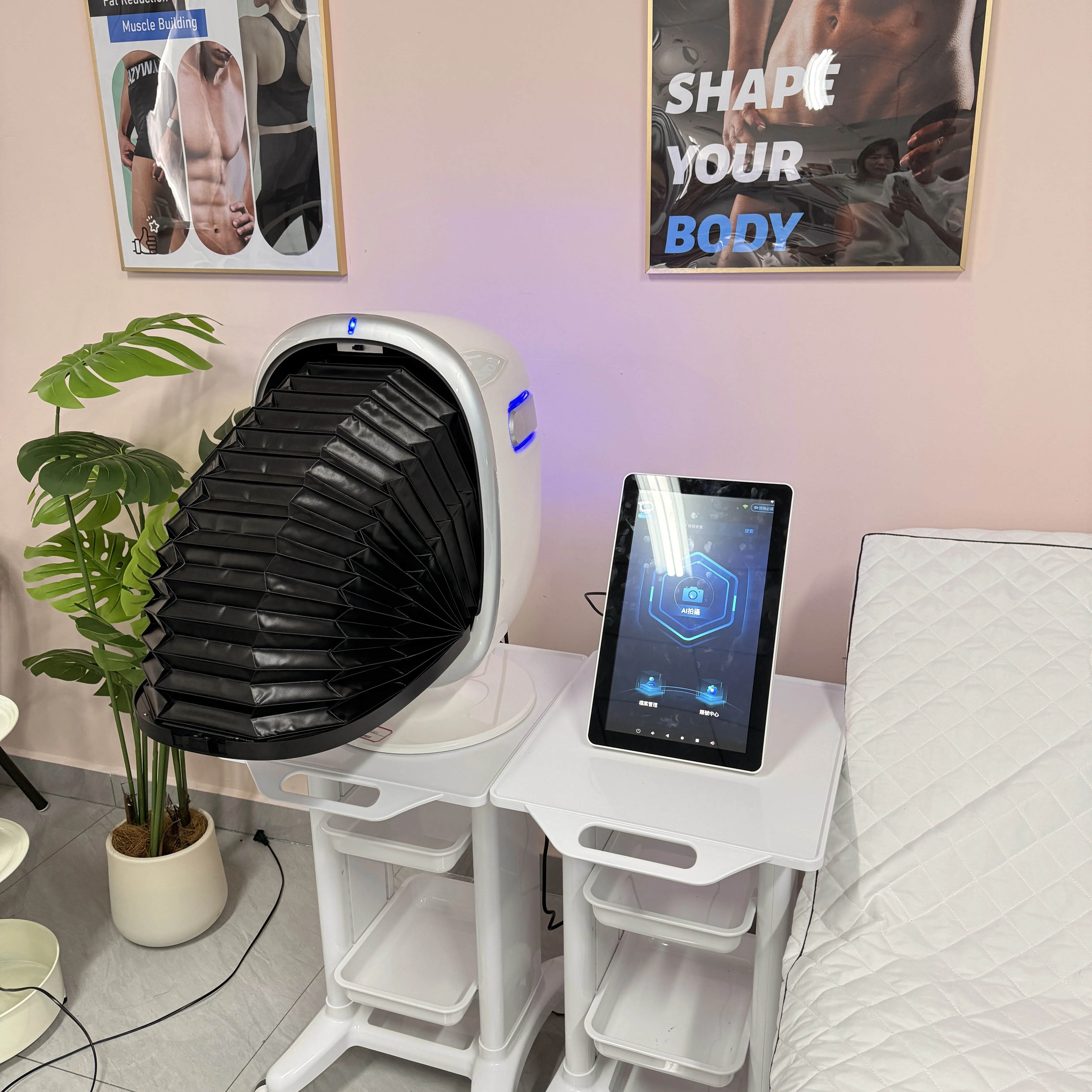 เครื่องวิเคราะห์ผิวหน้า 3 มิติ ด้วย AI รุ่น AISIA O1 Professional พร้อมการวิเคราะห์ 8 สเปกตรัม อุปกรณ์สำหรับร้านเสริมสวยเพื่อตรวจจับปัญหาผิว