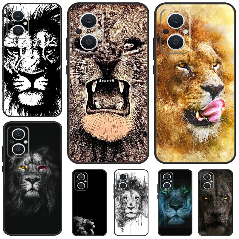 Ferocious Lion Funda For OPPO Reno 5Z 4Z 2Z 8T 4 5 6 7 8 Lite 10 Pro OPPO Find X6 Pro X2 X3 X5 Lite Case