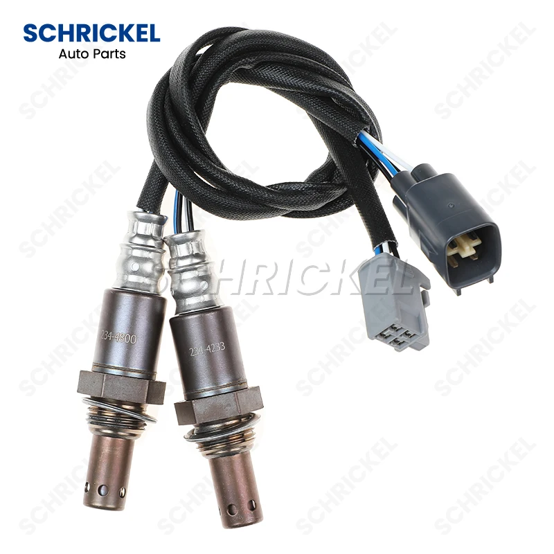 2pcs/set Upstream & Downstream 2344800 2344233 For 2003-2004 Toyota Corolla 1.8L O2 Oxygen 02 Sensor 234-4800 + 234-4233