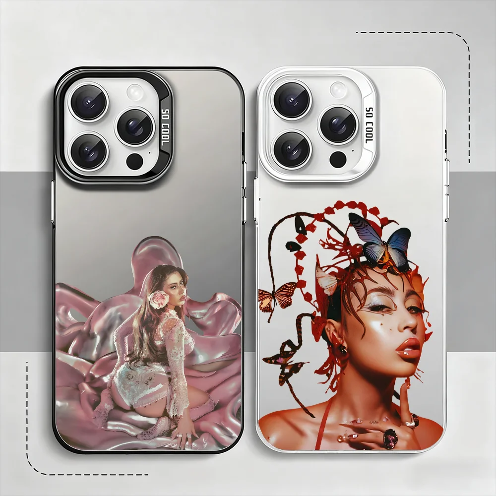 

Singer Kali Uchis Sincerely Phone Case For IPhone 12 11 13 14 15 16 17Max Pro Plus Mini Protective IMD Color Cover