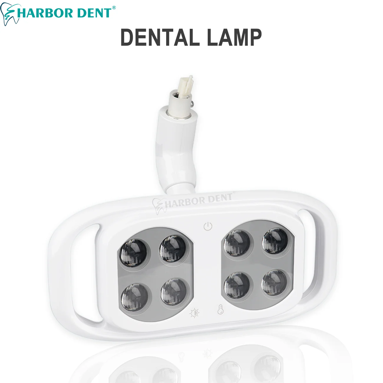 8Bulds LED Dental Oral Light With Smart Sensor Switch Adjustable Brightness Surgical Lamp Dentistry Induction Yellow White Light