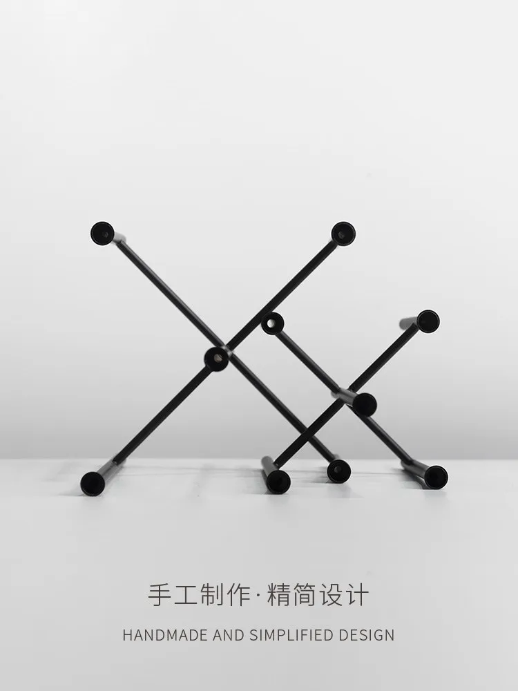 ᗢ* Sand Wind Five-headed Candlestick Creative European Home Furnishing Desktop Candlestick Ornament Model tel Decoration
