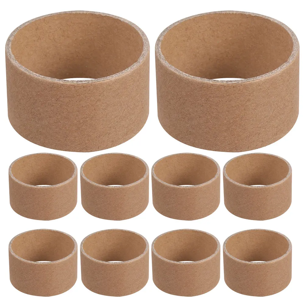10 قطعة أنابيب الورق الفارغة للحرف اليدوية أنابيب الورق المقوى الكرافت السلس مثالية للرسم والرسم المشاريع الفنية ذاتية الصنع حرفة الفصول الدراسية