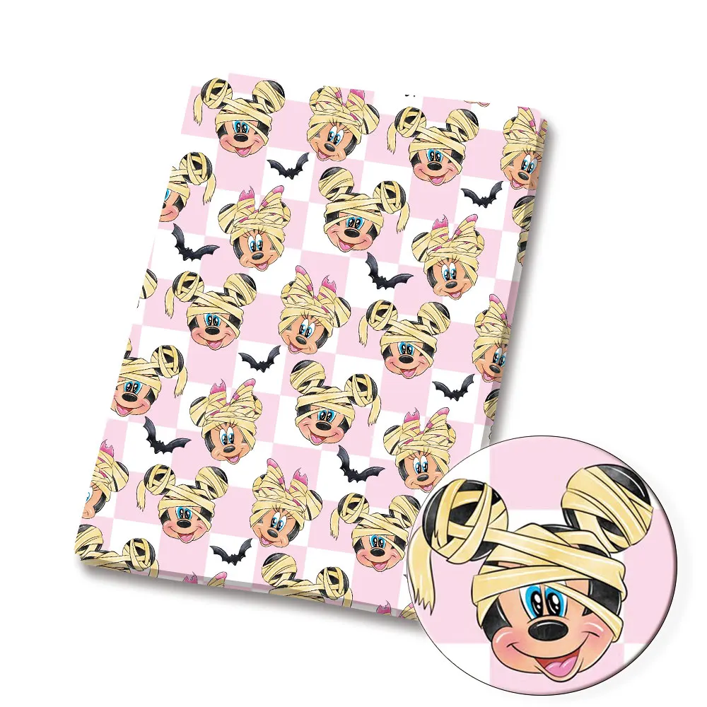 BEAST KINGOM Co-Branded Cartoon-Stoff, 140 x 50 cm, Cartoon-Patchwork, Kinder-Heimtextilien, Nähen, Puppenrock, Vorhang, Mädchenrock 1