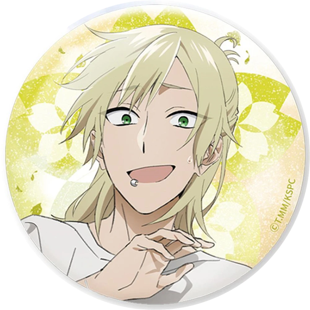 58mm Anime The Yakuza's Guide to Babysitting Cosplay COSTUME Badge Pin SPTE Tinplate Brooch﻿ Prop