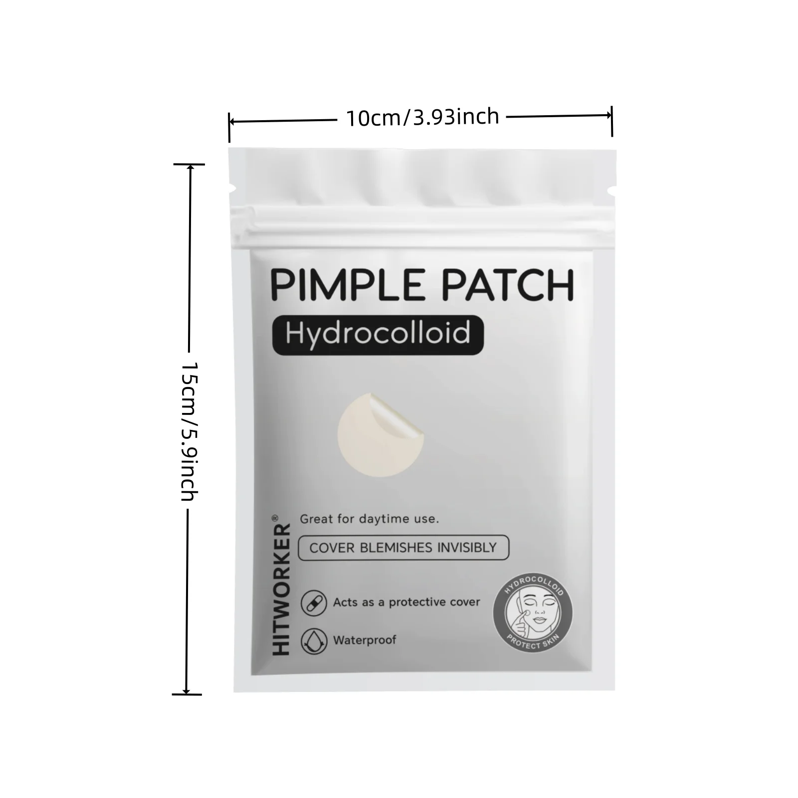 180/360/540pcs Hydrocolloid Acne Patches — Invisible, High-Quality Patches Infused with Tea Tree Oil Suitable for All Skin Types image 4