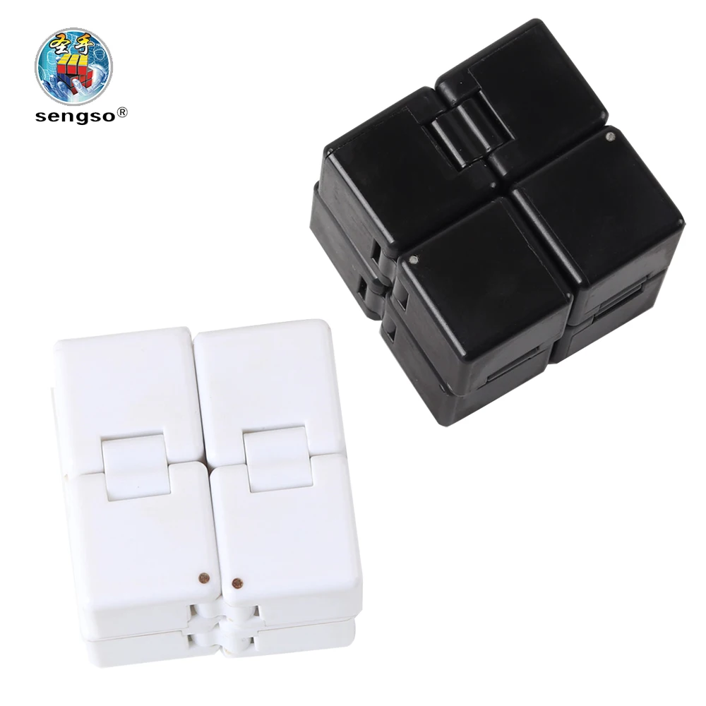 SENGSO Infinity Cube,Fidget Cube New Version Fidget Finger Toys  for Stress and Anxiety Relief/ADHD, Ultra Durable Sensory Gifts