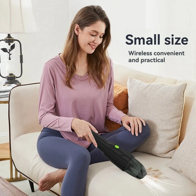 Dust Collector Car Cordless Handheld Vacuum Cleaner,Dust Collector Mini Car Vacuum Cleaner, Powerful Suction