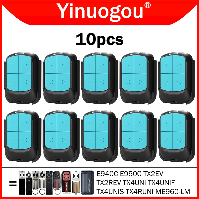 liftmaster-tx2ev-tx2rev-tx4uni-tx4unif-tx4unis-me960-lm-chamberlain-e950c-e940c-tx4runi-ガレージドアゲートリモコン-433mhz