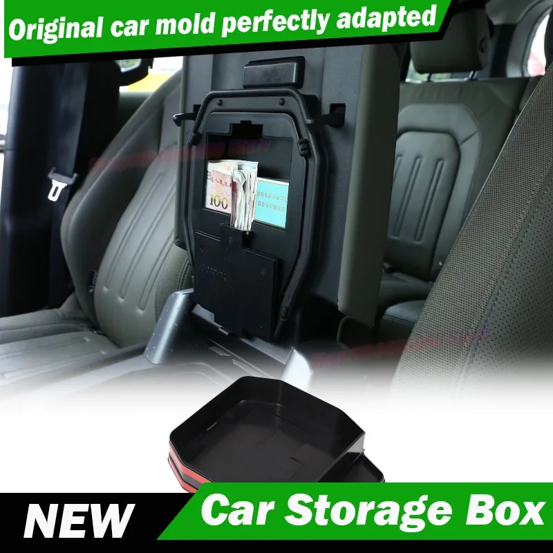 For Land Rover Defender 90 110 130 2020-2023 Car Armrest Storage Box Central Console Storage Box Container Tray Interior