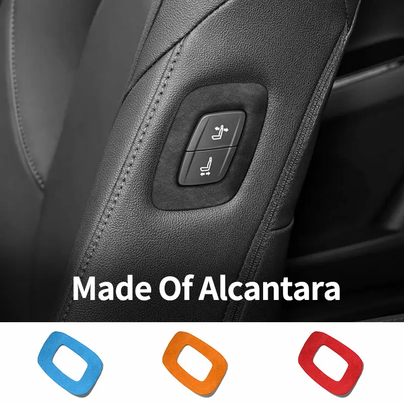 

For Toyota Camry (2018-2024) Made of Alcantara Seat Adjustment Buttons Frame Trim Stickers Anti Scratch Car Interior Accessories