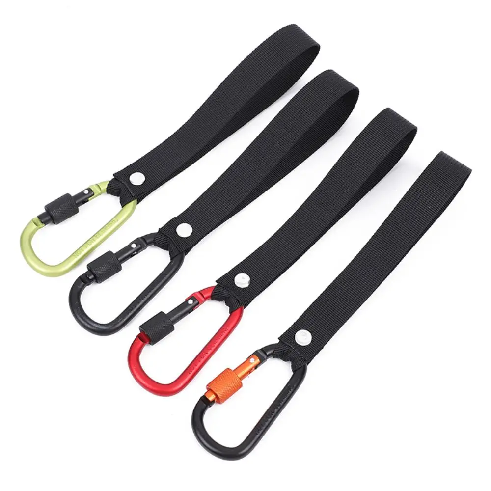 Alloy Multifunctional Carabiner D Shaped U Shaped Punch-Free Carabiner Thicken with Lock Motorcycle Electric Scooter Hook