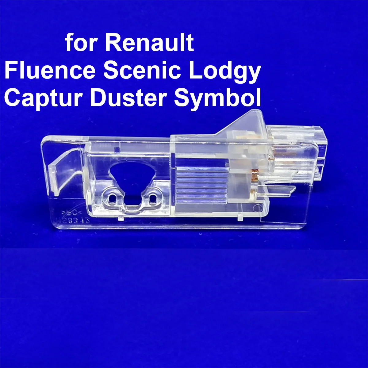 Para renault megane clio cênico captur espanador fluence câmera de visão traseira do carro suporte montagem da placa licença luz habitação
