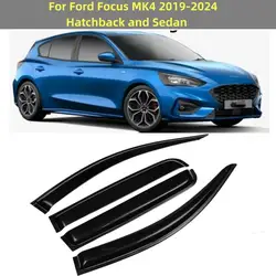 For Ford Focus MK4 2019 2020 2021 2022 2023 2024 Window Visor Sun Rain Deflector Guard Awnings Shelter Exterior Accessories