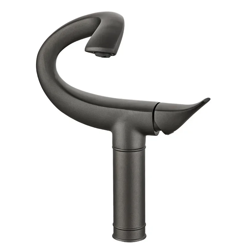 

Creative gold brass single hole single handle hot and cold toilet bathroom cabinet hand wash face basin faucet