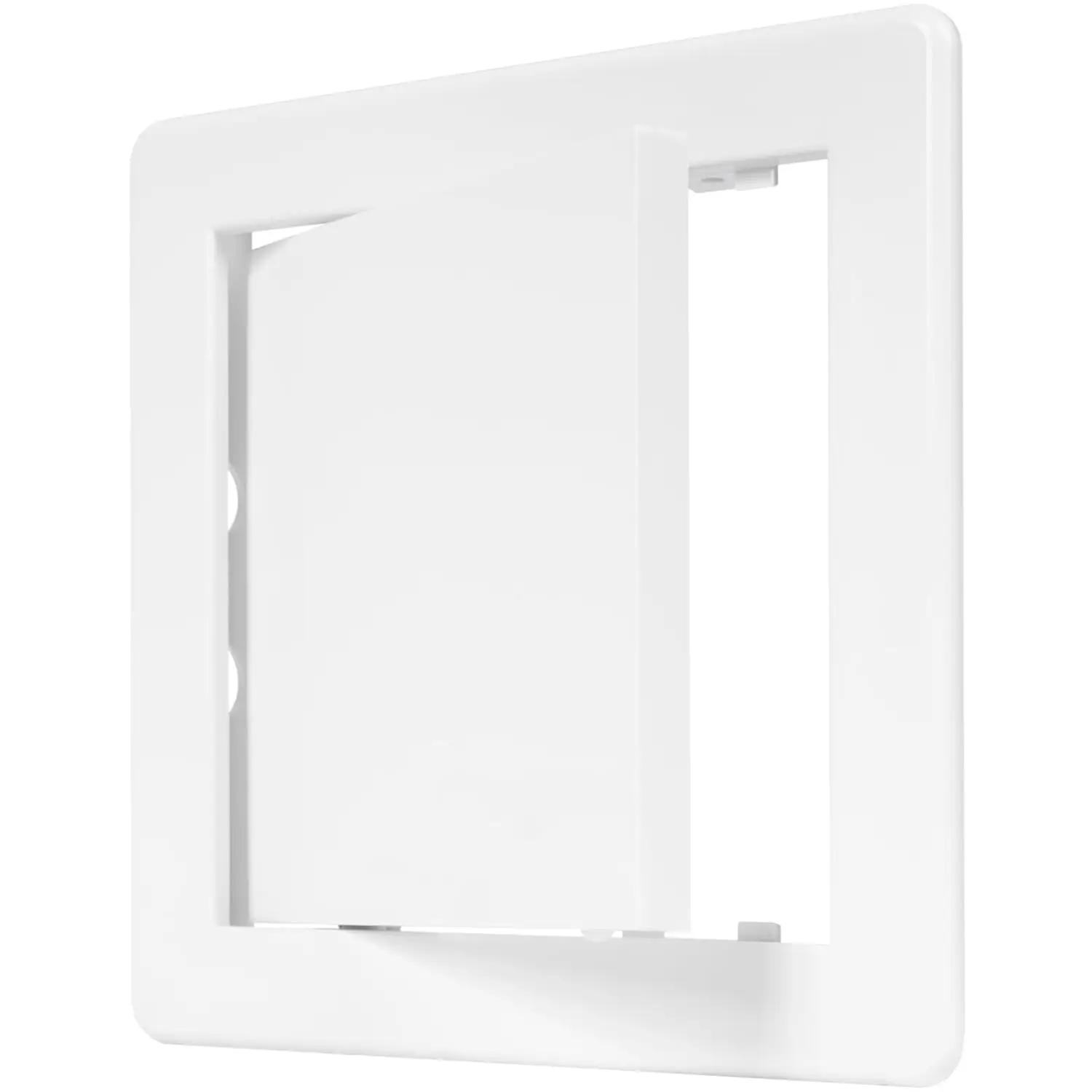 

6"x6" White ABS Plastic Access Panel for Drywall Wall Hole Cover with Tool-Free Opening