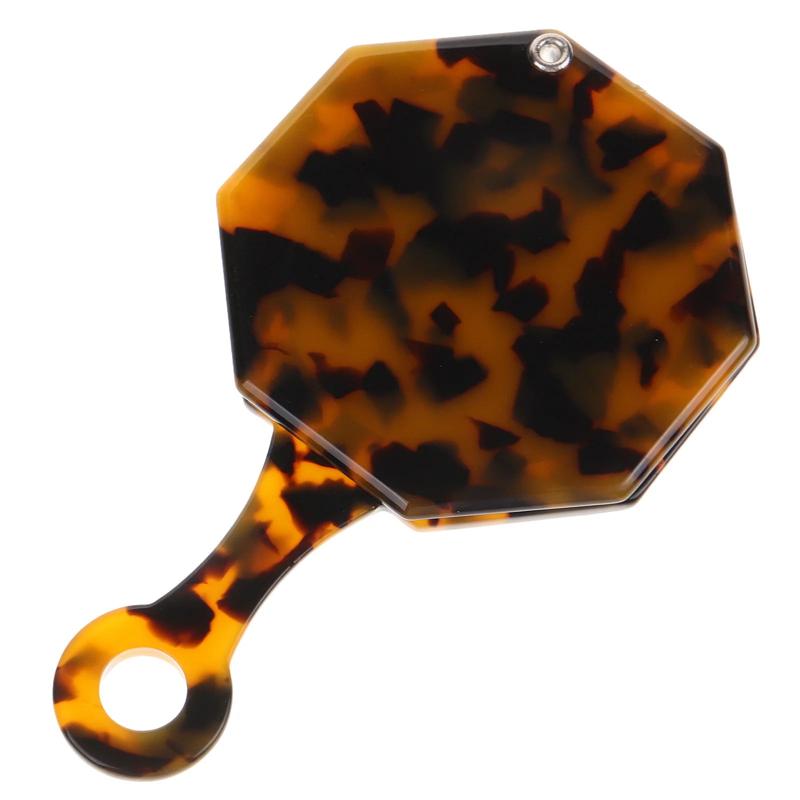 

TOVINANNA Handheld Vanity Mirror Portable LED Light Travel Compact Adjustable Vintage Glass