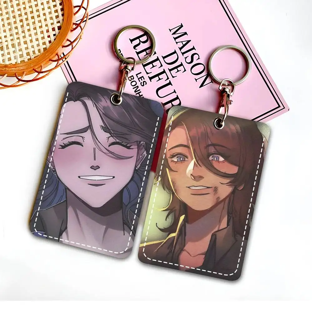 Anime Game The K-Kid at The Back Crowe Manga Access Card Case Holder Keychain Key Ring Door Access Tags ID Card Case Keychain