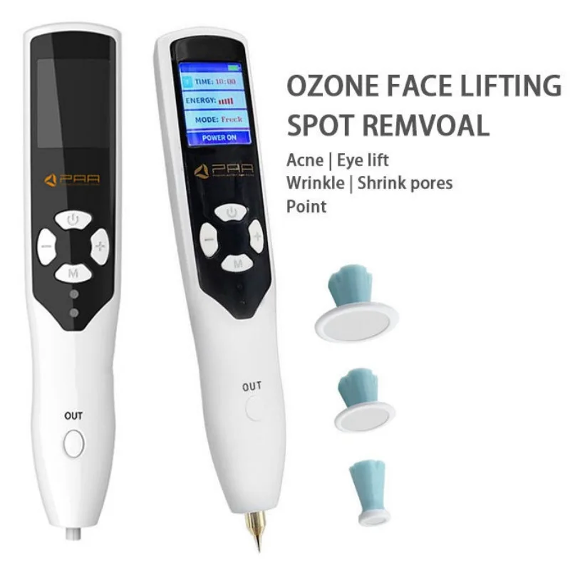 2 in 1 Ozone PAA Fibroblast Plasma Pen For Eyelid And Face Lifting Wrinkle Spot Mole Freckle Removal Skin Care Beauty Tools