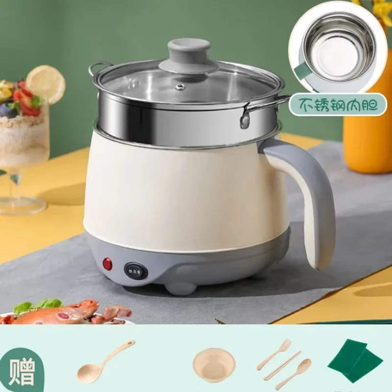 Dormitory Mini Rice Cooker 220v Electric Pot Multifunctional Electric Non-stick Pot Fried Noodles Electric Heating Pot