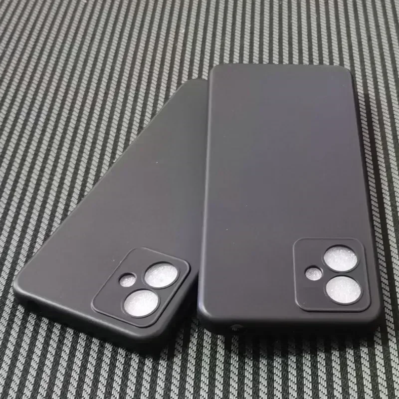 Etui na telefon TPU do Motorola Moto G14 Etui na telefon Moto G14 Frosted Black Silicone Case Soft Shell Capa