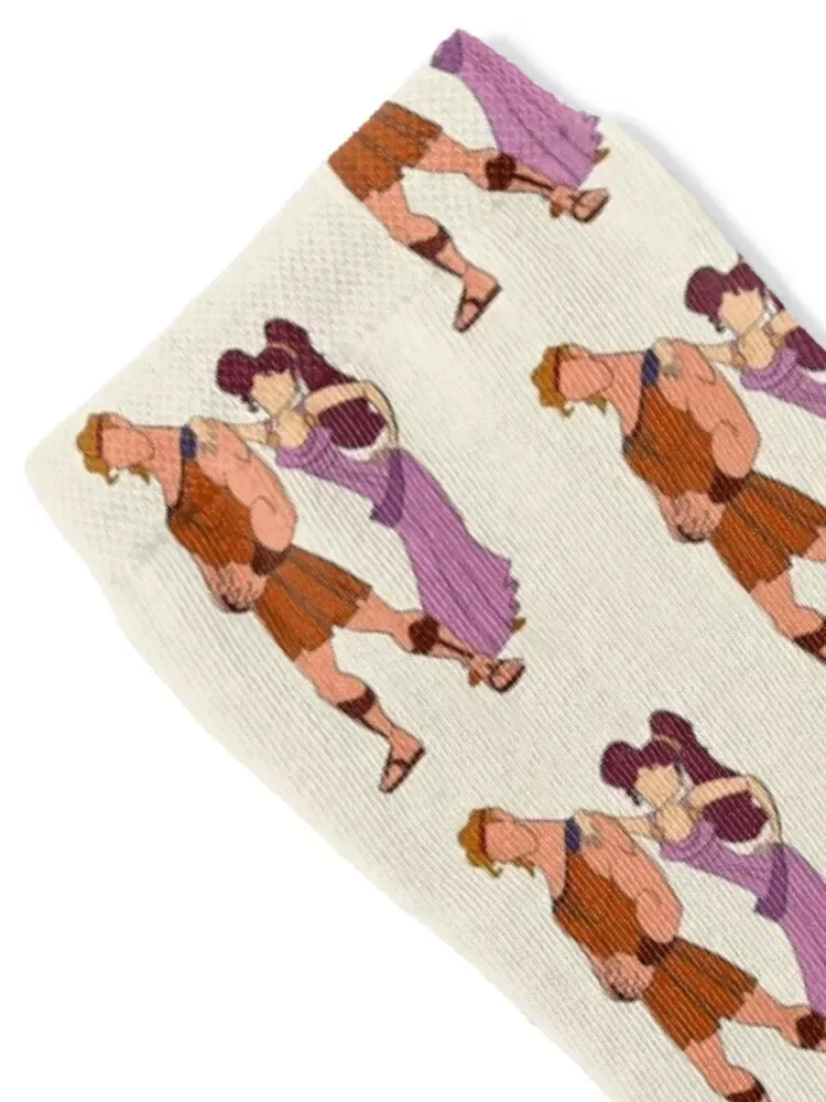 hercules and megara Socks retro floral fashionable Luxury Woman Socks Men's