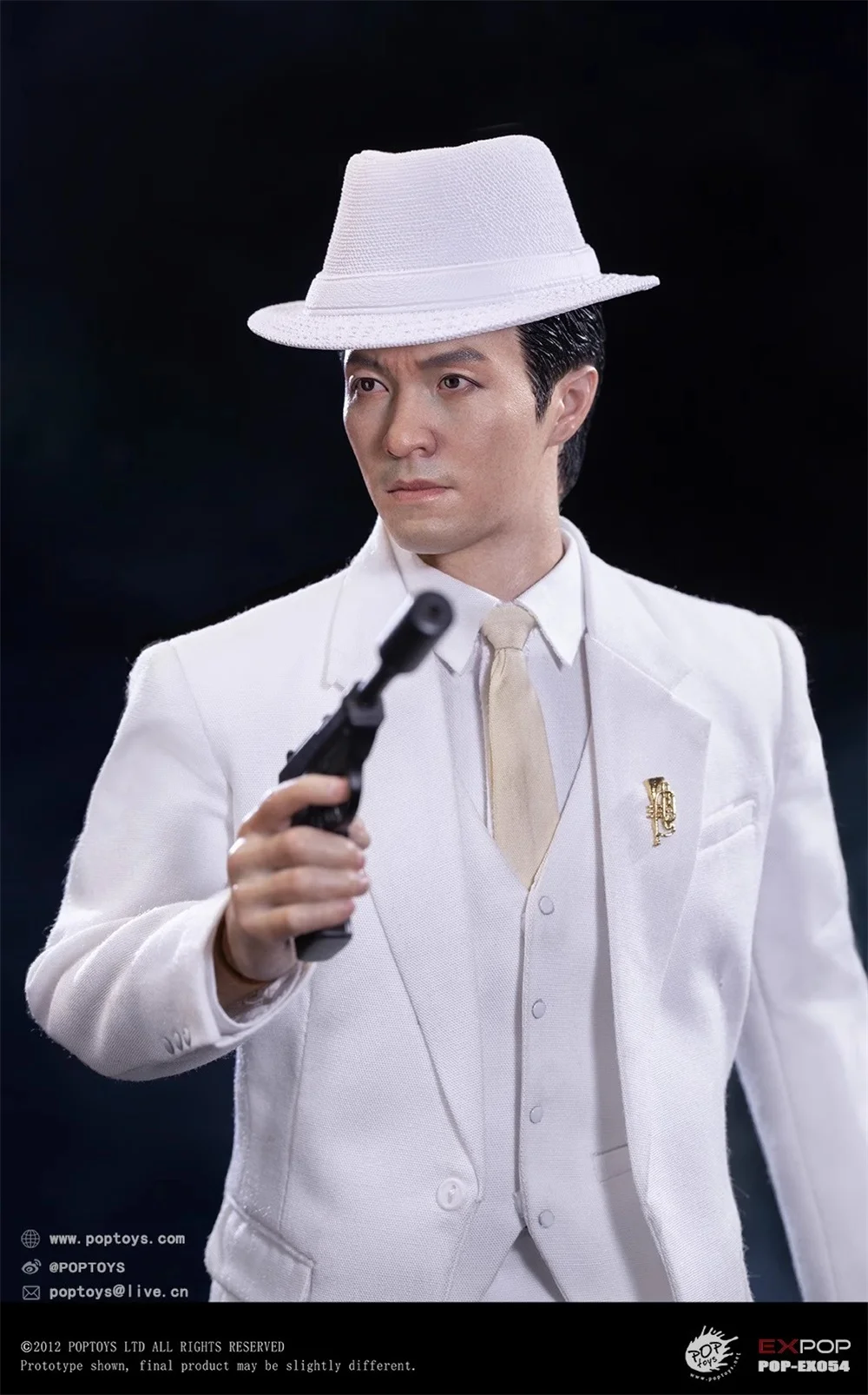 1/6 poptoys ex054 ásia bonito cara agente misterioso homem stephen chow conjunto completo figura de ação móvel brinquedos modelo para fãs coletar