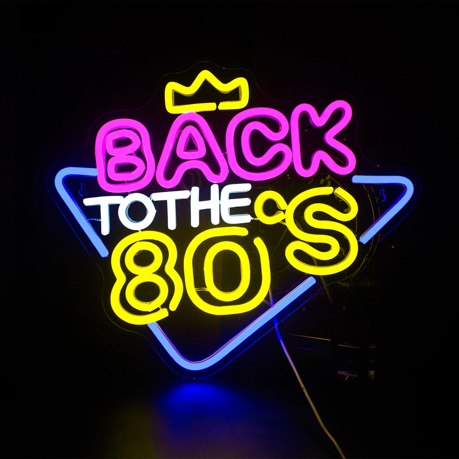 Back To The 80s Neon Sign Wall Decor Retro LED Lights Home Bars Party Bedroom Gamer Room Decoration Accessories Light Up Lamp