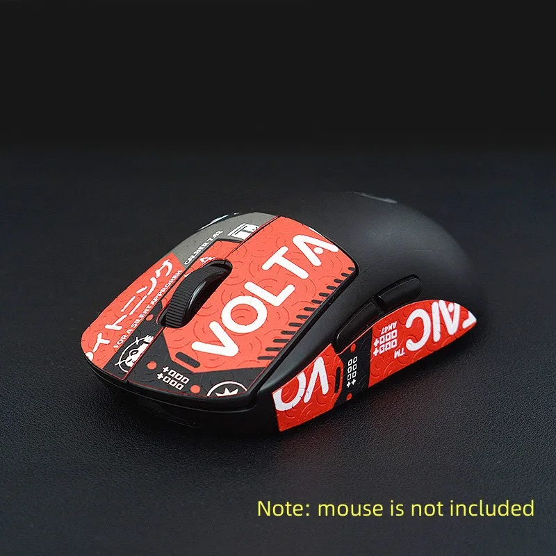 Cinta de agarre para ratón, pegatina antideslizante de piel de lagarto para sudar para Logitech GPRO Wireless Gaming Mouse, cinta antideslizante de absorción de sudor