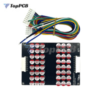 12-16S 5A Active Balancer Equalizer 18650 14500 32650 Li-ion Lipo Lifepo4 LTO Lithium Battery Cell Packs Balance Module