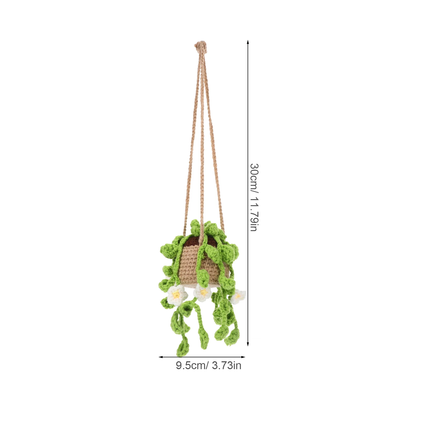 

Rearview Decor Cute Charm For Home Decoration Interior Aesthetic Accessories Crochet Accessories Plant Plant Ornament