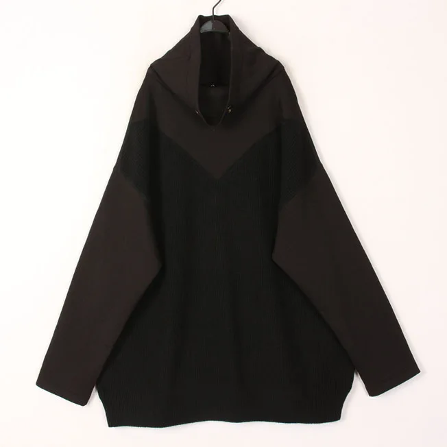 

Свободный вязаный свитер унисекс в винтажном стиле, удобный повседневный этнический свитер в стиле Харадзюку, теплый шерстяной кардиган средней длины с капюшоном