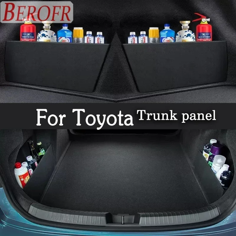 Półka do bagażnika samochodowego Toyota CROWN KLUGER BZ4X RAV4 Levin Camry 2006-2024, płyta do przechowywania w bagażniku, akcesoria do bagażnika