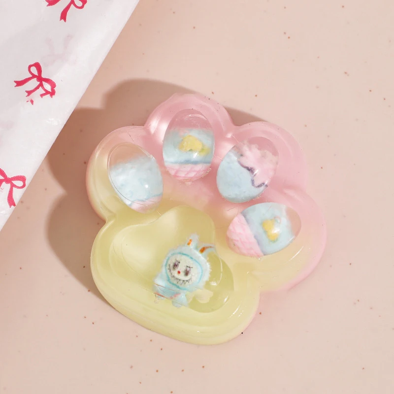 Cute Cat Paw Squeeze Pinch Toy Soft Slow Rebound Stretch Decompression Toys Children Adults Gift