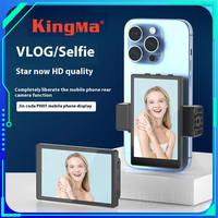 Kingma Smartphone Vlog Selfie Monitor VL-PH01 Screen Magnetic Using Phone Rear Camera Selfie Vlog Live Stream Portable Travel