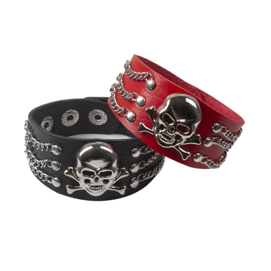 Punk Skull Bracelet Personality Fashion Rivet Rock Nightclub