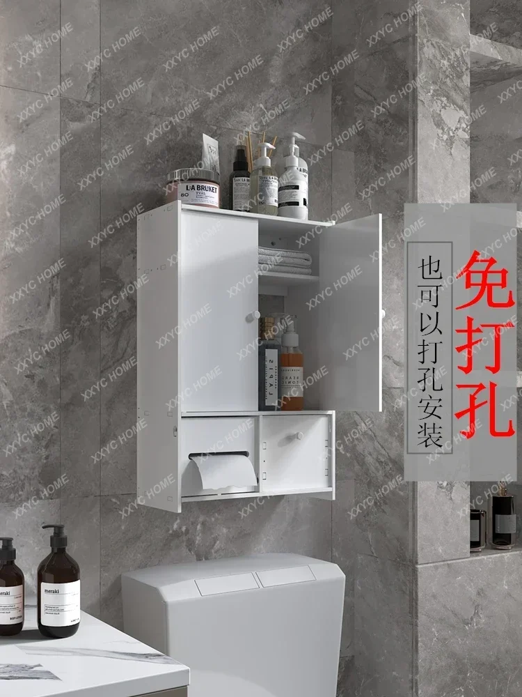 โถสุขภัณฑ์แบบไม่ต้องเจาะ, ตู้เก็บของ, ห้องน้ําติดผนัง, โถส้วม, ชั้นเก็บของติดผนังโถส้วม, ตู้เก็บของโถส้วม