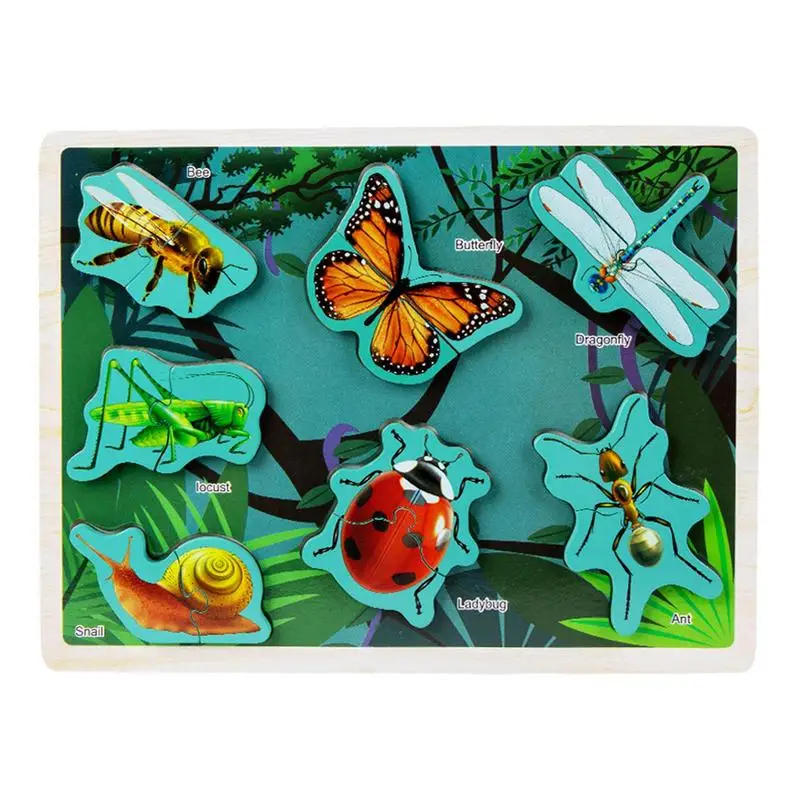 Wooden Sea Animal Puzzles Animals Jigsaw Wooden Puzzles Montessori Jigsaw Puzzles Preschool Toy Animal Puzzles For Kids Children