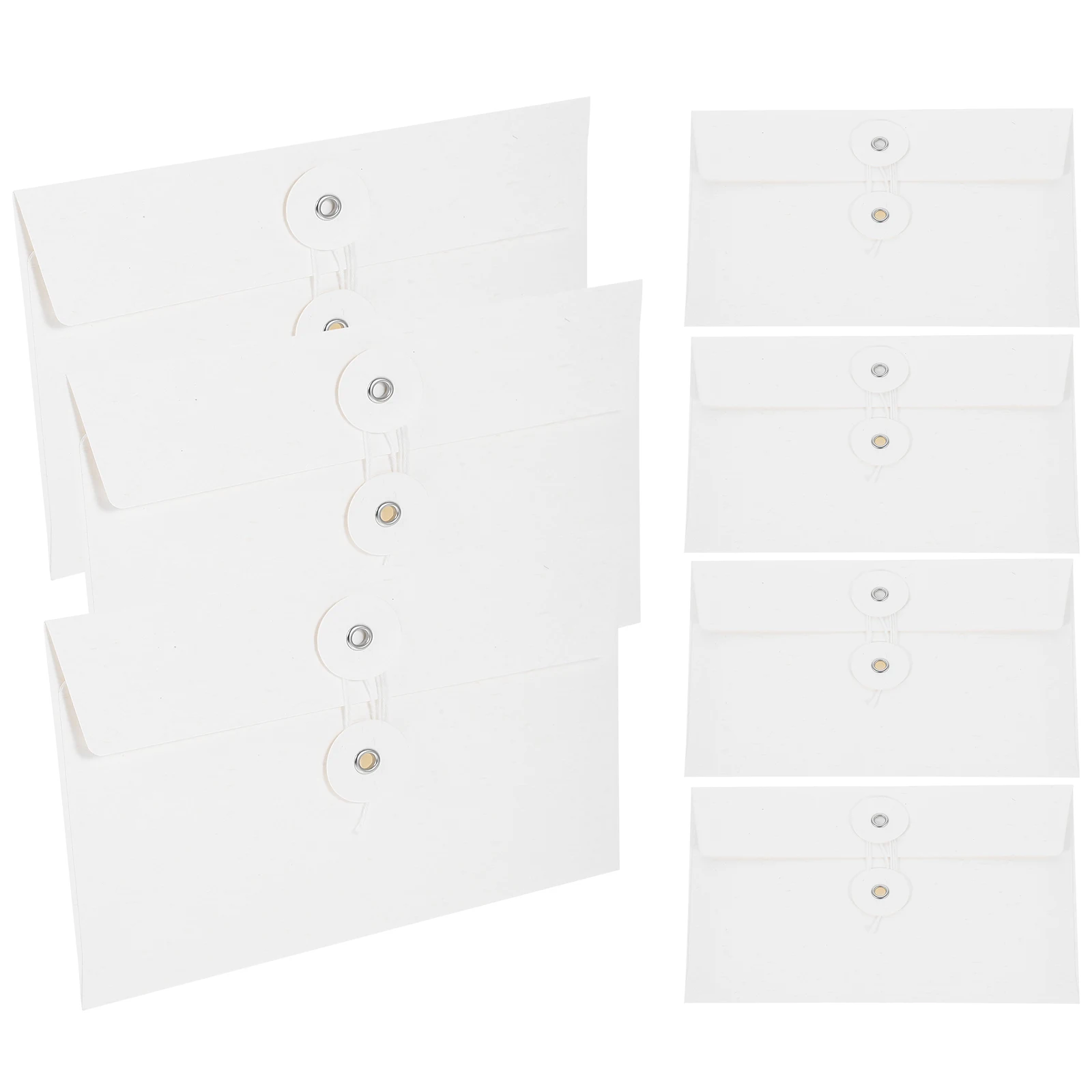 

10 Retro Envelopes Thick Paper Black Creative Binding Elegant Wedding Party Invitations Greeting Cards Accessories