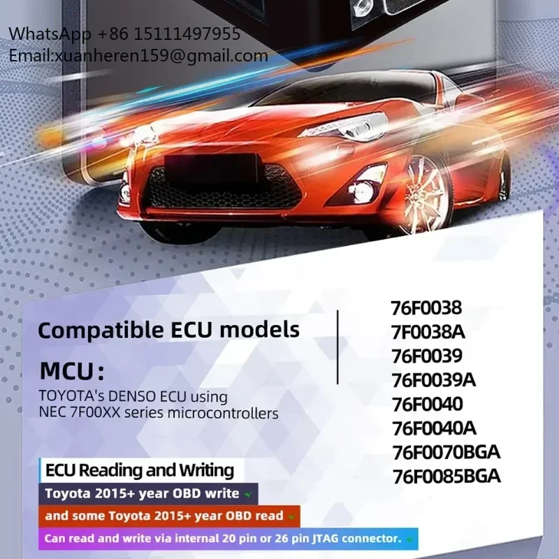 For Toyota & Lexus Denso ECU Programmer for Lexus ECU Flasher Support OBD OBD2 Read & Write ECU Programmer Car Diagnostic Tools