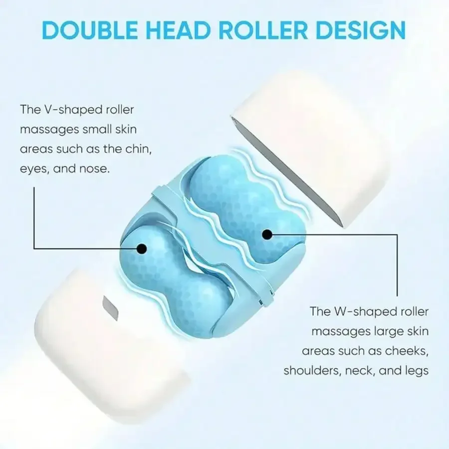 Household Small Mini 2-In-1 Lifting Roller Ice Therapy Device – Facial Firming Massage Beauty Instrument For Cold Compress, Skin Plumping & Wrinkle Reduction view 6