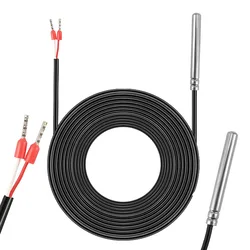 1pcs Waterproof RTD PT1000 CLASS B Stainless Steel Temperature Sensor With 3m 5m PVC Sheathed Cable