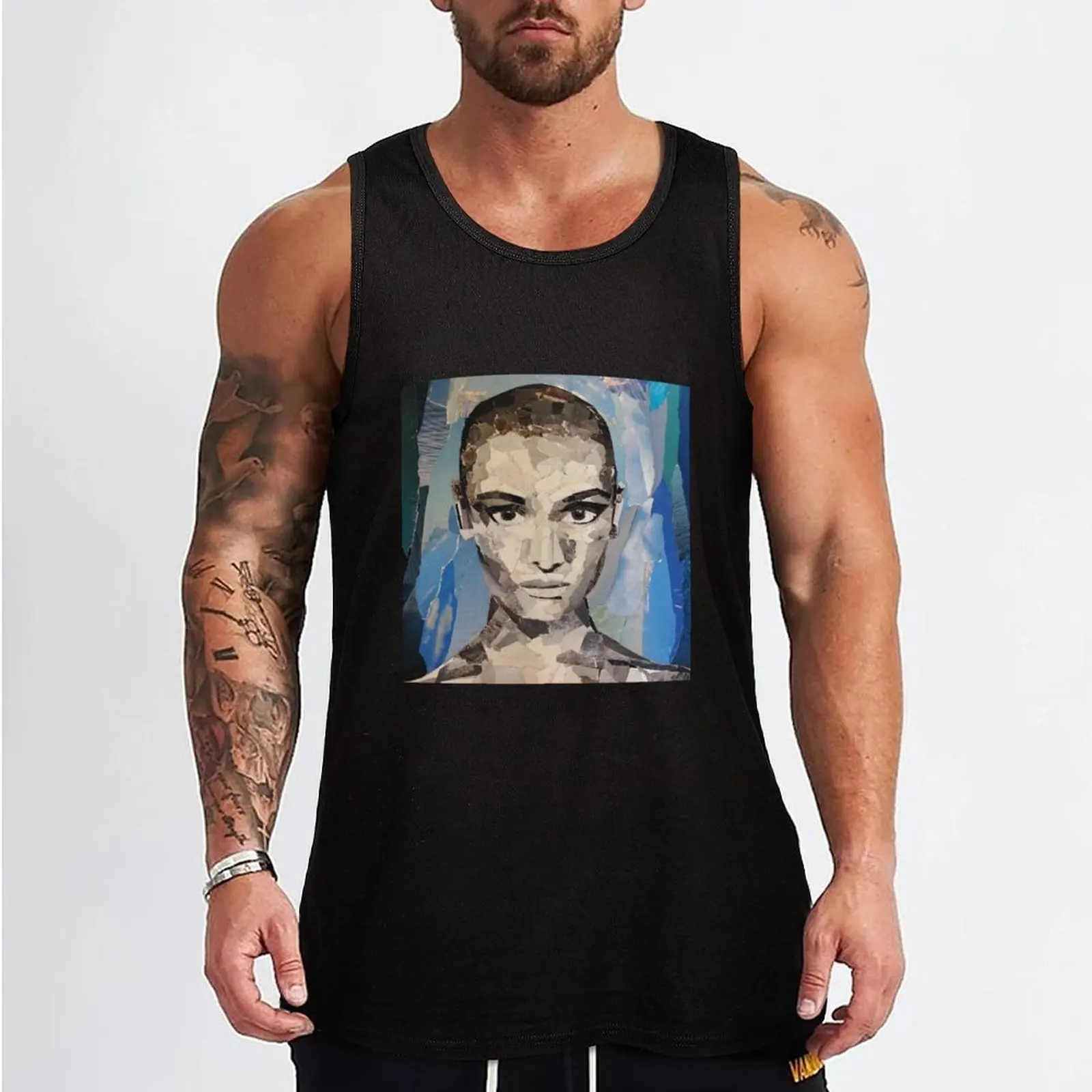 Sinéad O'Connor Collage Tank Top gym shirts t shirt gym anime Men's tops